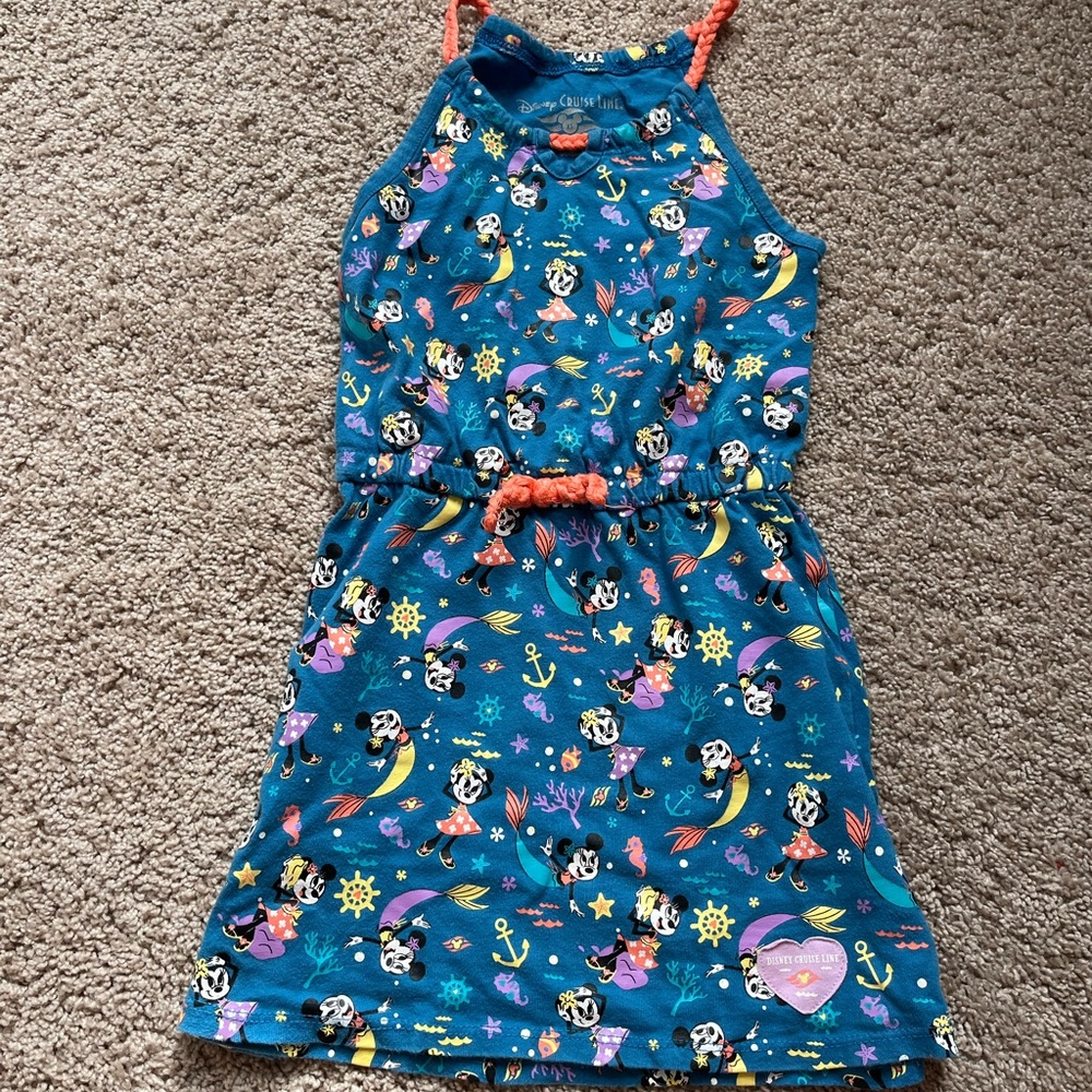 Disney Cruise Line Minnie Mermaid Dress XS